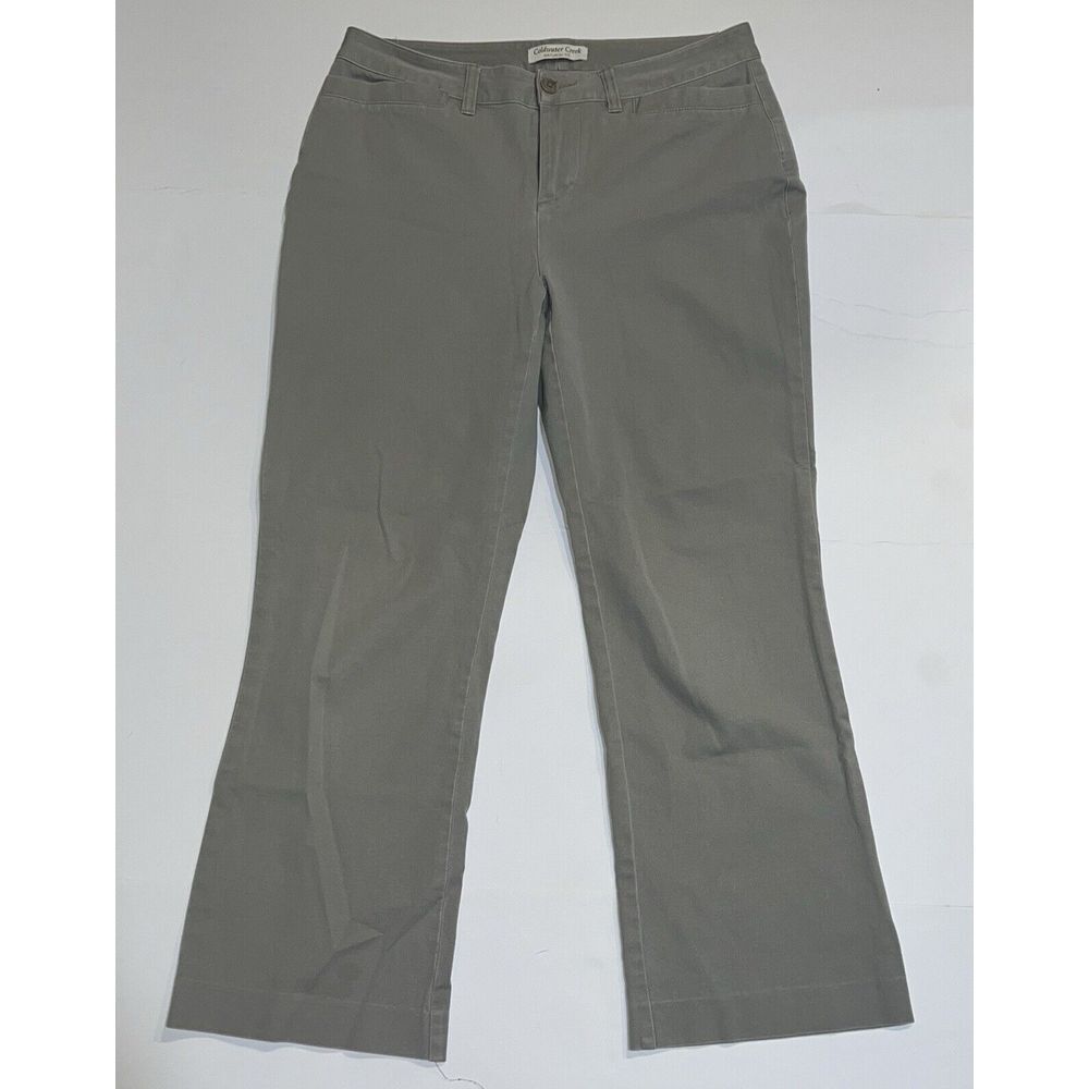 Coldwater Women's jeans  8 Gray Natural Fit bootcut wide‎ leg casual pants